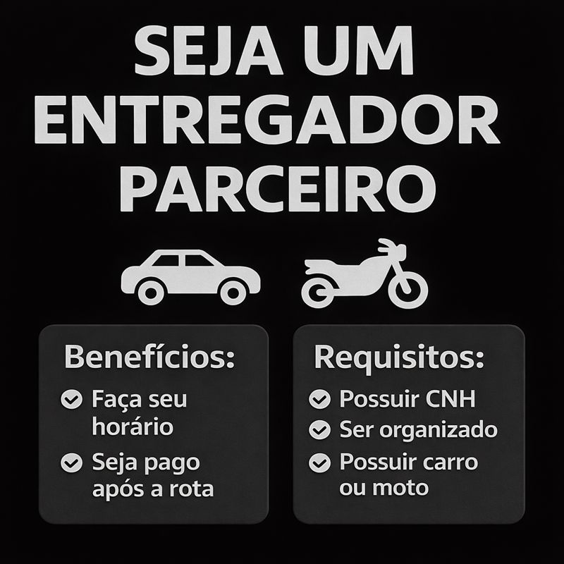 Oportunidade para Entregador 
